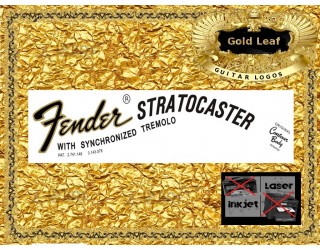 Fender Stratocaster Guitar Decal 21g